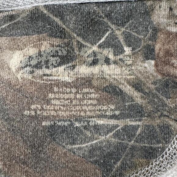 Bass Pro Shop Mens 2XL Camo Hoodie Sweater Hooded Winter Hunting - Picture 5 of 9